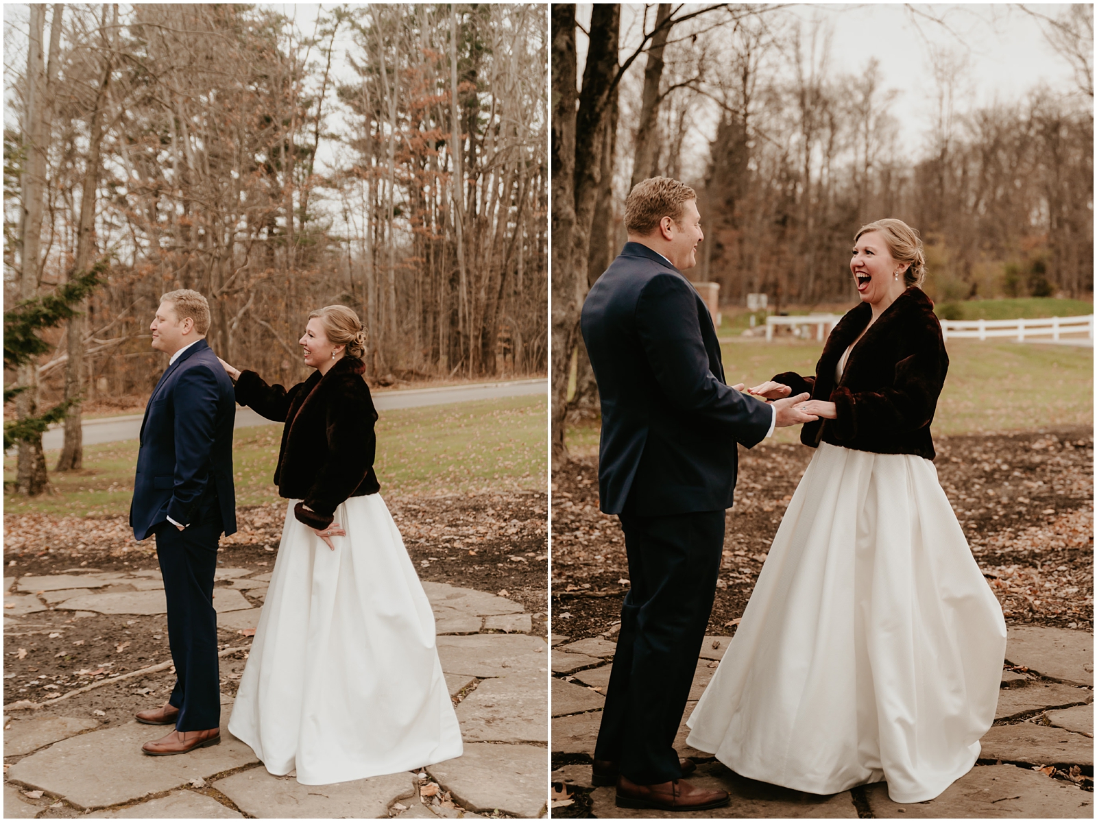 Bride and groom portraits at The Tanglewood Club