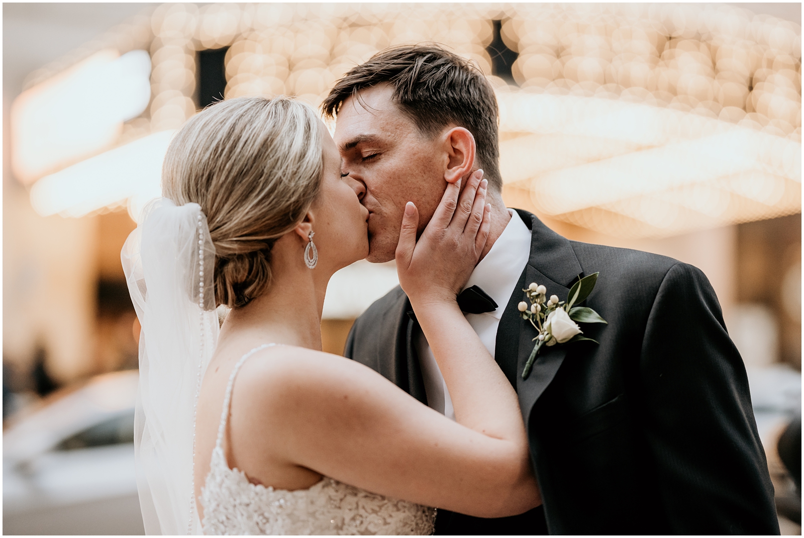 Wedding photos in downtown Cleveland